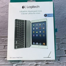 Logitech Ultra Fino Teclado/Capa Sem Fio iPad Mini*NOVA CAIXA ABERTA* comprar usado  Enviando para Brazil