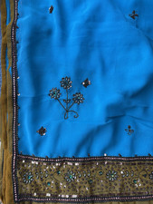 Sky blue saree for sale  Newburgh