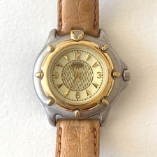 Vintage Guess 1994 Relógio Feminino Couro Marrom Tom Dourado comprar usado  Enviando para Brazil