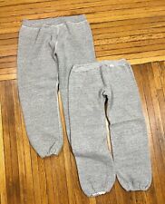 Lote De 2 Pantalones Deportivos Vintage Años 50 Gris Jaspeado Refuerzos Cordón Fruta Telar Años 60 segunda mano  Embacar hacia Argentina