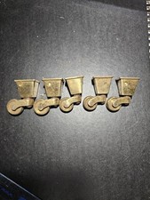 Solid brass castors for sale  SOUTHAMPTON