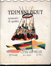 Trimani brut spumante usato  Italia