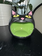 Cerâmica segura para alimentos Black Kitty boca larga 5,5x5,5 comprar usado  Enviando para Brazil
