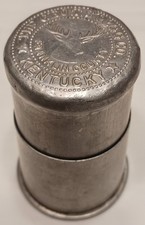 Geo antigo raro. T. Stagg CO. Copo de tiro dobrável de alumínio uísque KY comprar usado  Enviando para Brazil