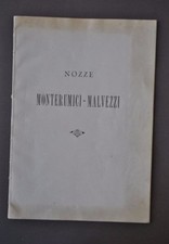 Libro nozze monterumici usato  Italia