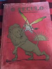 1905 O SECULO Full Year HUMOR Portoguese Magazines Huge Book Hardcover 16” C8 comprar usado  Enviando para Brazil