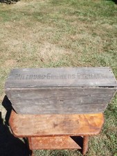 Caixa de madeira vintage Millburg MI Growers troca frutas/moras vegetais comprar usado  Enviando para Brazil