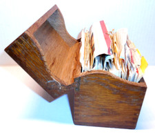 Vtg wood recipe for sale  Dundee