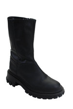 Sapatos femininos Schutz preto sólido salto bloco com zíper tornozelo tamanho 6.5B comprar usado  Enviando para Brazil