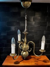 Vintage messing leuchter gebraucht kaufen  Weißwasser