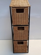 Vintage wicker drawers for sale  NOTTINGHAM
