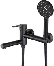 Torneira de parede KAPHOME preta fosca com chuveiro de mão + torneira de chuveiro de banheira comprar usado  Enviando para Brazil