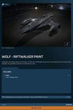 Star Citizen - Kruger L-21 Wolf / RiftWalker Chairman's Paint (SPECIAL OFFER) comprar usado  Enviando para Brazil