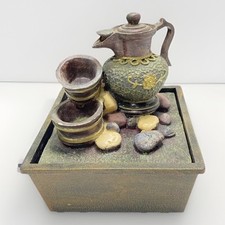 Fuente de agua estilo japonés de 4 niveles - Decoración de arte de mesa para el hogar, enchufable segunda mano  Embacar hacia Mexico