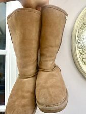 Bearpaw beige suede for sale  CROYDON