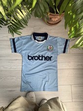 Camisa de futebol vintage anos 80 Manchester City pequena comprar usado  Enviando para Brazil
