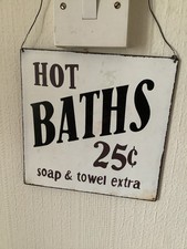 Tin sign old for sale  ILMINSTER