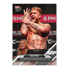 Tarjeta 2 de Jake Paul- 2024 Boxing Topps AHORA segunda mano  Embacar hacia Argentina