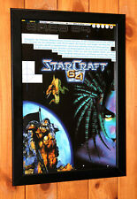 Starcraft 64 Nintendo 64 Blizzard Vintage mini pôster promocional/página de anúncio emoldurada comprar usado  Enviando para Brazil