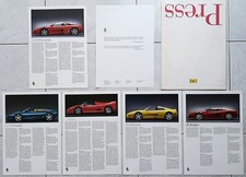 FERRARI Cartella Stampa 1995 con Schede Tecniche : F50 F512 M F355 GTS F355 Spyd comprar usado  Enviando para Brazil