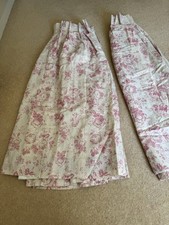 Cabbages roses curtains for sale  UK
