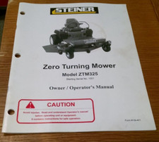 Steiner ztm325 mower for sale  Kidron