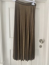 Zara gold pleated for sale  BIRMINGHAM