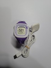 Relógio digital Garmin Forerunner 10 GPS esporte funciona roxo branco comprar usado  Enviando para Brazil