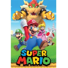 Super mario poster for sale  WORTHING