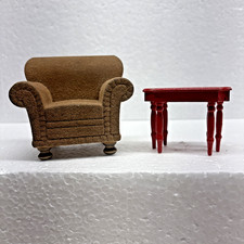 Usado, Cadeira de braço e mesa de seis pernas vintage Strombecker comprar usado Usado, Cadeira de braço e mesa de seis pernas vintage Strombecker comprar usado  Enviando para Brazil