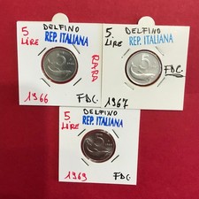 5 lire 1966 usato  Veroli