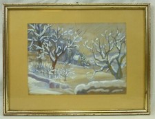 Aquarell winterliche landschaf gebraucht kaufen  Rostock