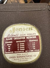 Jensen 640 crossover for sale  Bellevue