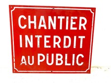 Ancienne plaque tôle d'occasion  Giromagny