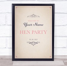 Vintage swirly welcome for sale  UK