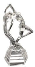 Scultura vetro donna usato  Vistrorio