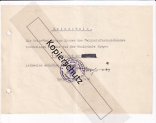 Schreiben reichsluftschutzbund gebraucht kaufen  Lambsheim