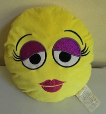 Emoji face pillow for sale  Peru