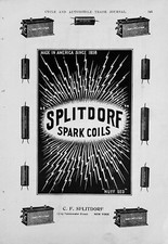 1902 splitdorf spark for sale  Cascade Locks