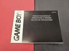 Gameboy precaution insert for sale  Douglassville