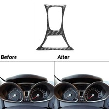 Tampa de tira velocímetro central carro fibra de carbono acabamento para Ford Fiesta 2011-2015 comprar usado  Enviando para Brazil