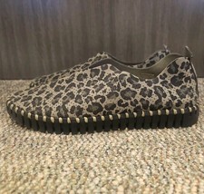Mocassim Ilse Jacobsen feminino estampa de leopardo slip on conforto tamanho 40 EUA 9.5-10 comprar usado  Enviando para Brazil