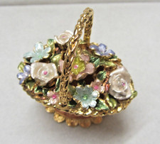 Jeweled flower basket for sale  La Habra