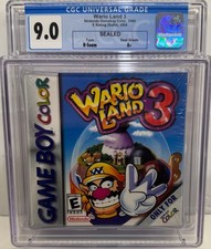 Wario Land 3 Nintendo Game Boy Color 2000 lacrado CGC 9.0! L@@K! comprar usado  Enviando para Brazil