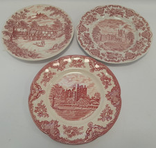 Vintage red transferware for sale  WELWYN GARDEN CITY