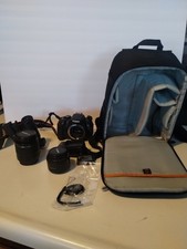 Usado, Kit DSLR Canon EOS Rebel T4i com lentes 18-55 e EF-50mm, mochila, extras comprar usado  Enviando para Brazil