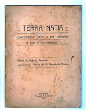 Libretto terra natia usato  Battipaglia