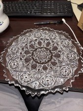 cut clear glass platter for sale cut clear glass platter for sale New Canaan