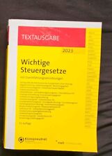 Wichtige steuergesetze gebraucht kaufen  Lichtenstein/Sa.