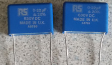 0.22uf 630v polycarbonate for sale  NEWARK